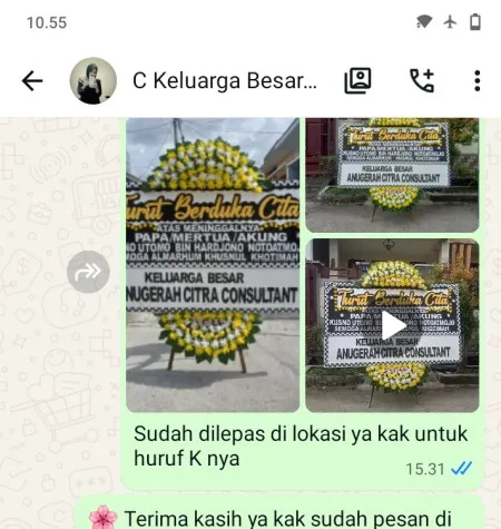 Pengiriman Papan Bunga Duka Tambun