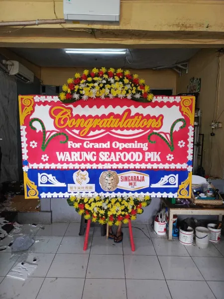 Papan Bunga Ucapan Selamat Tambun
